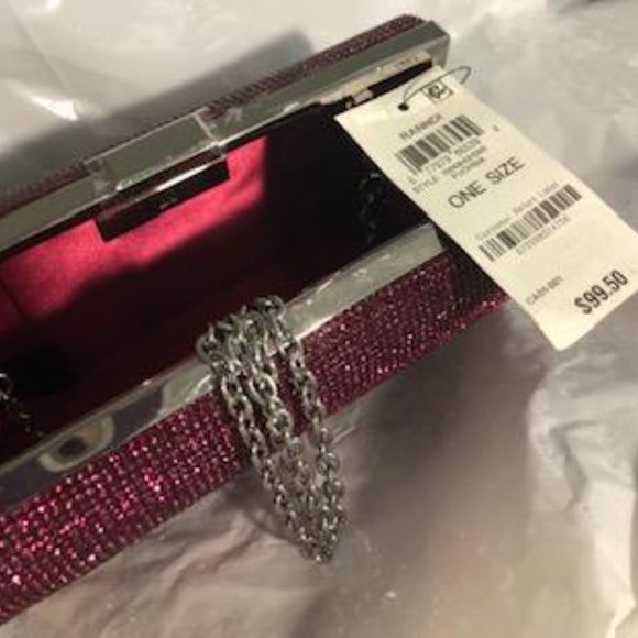 INC International Concepts: Pink Clutch - Picture 3 of 3